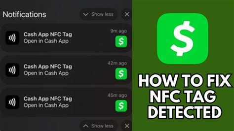 cash app nfc tag notification|Cash App nfc pay.